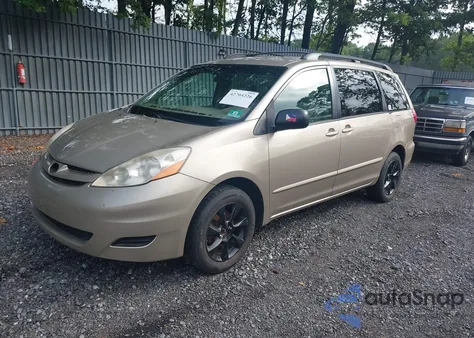2008 Toyota Sienna Le из США, поврежденный, VIN 5TDBK23C88S015049